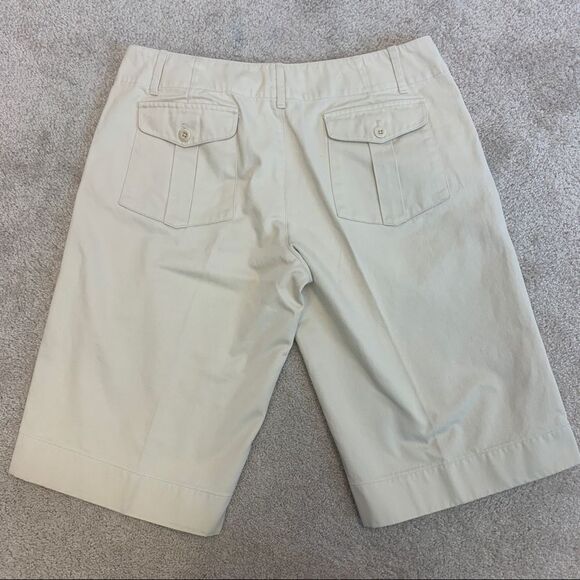 RALPH Lauren women's beige tan brown Bermuda shorts Sz 8 - Picture 10 of 12